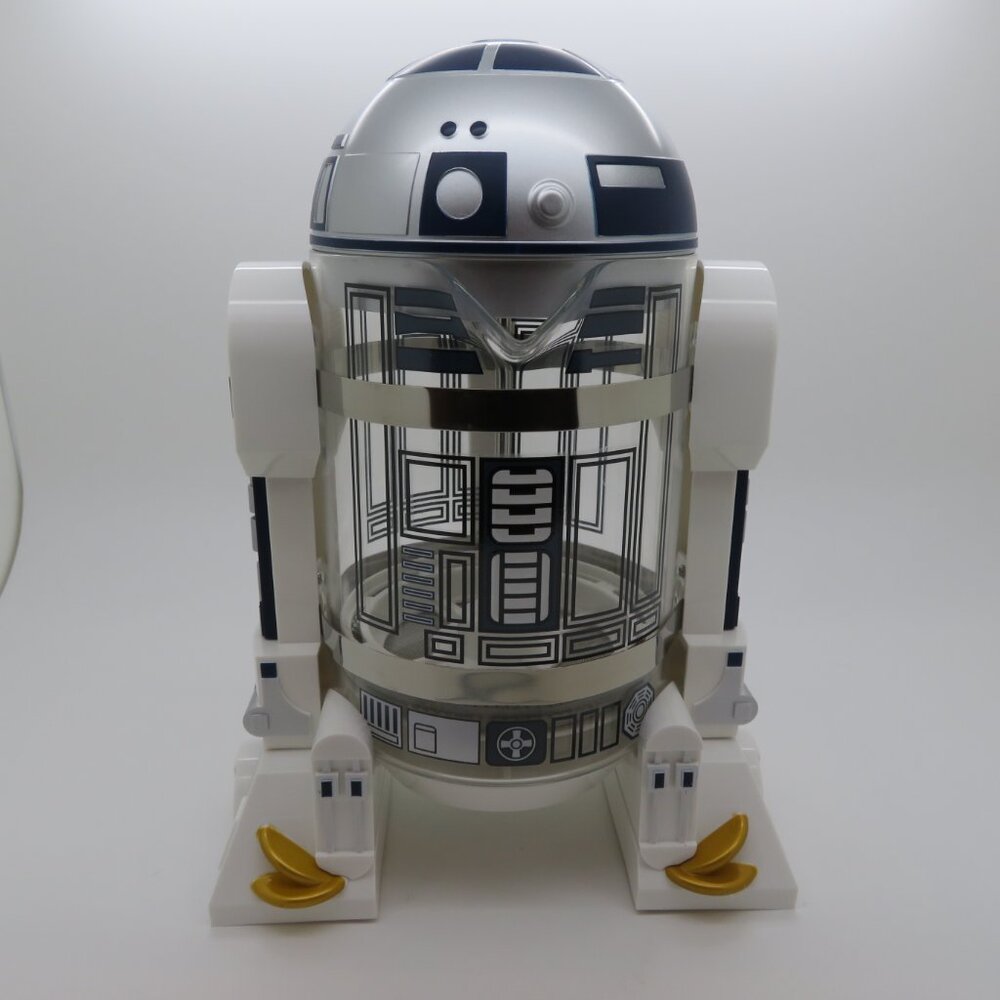 Disney Star Wars R2-D2 ThinkGeek French Press Coffee Maker Glass Carafe With Box